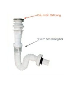 Bộ thoát nước lavabo kính