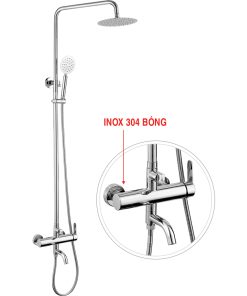 D9019B - Sen cây thép tắm đứng nóng lạnh