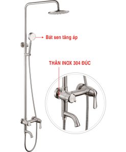 D9039 - Sen cây thép tắm đứng nóng lạnh