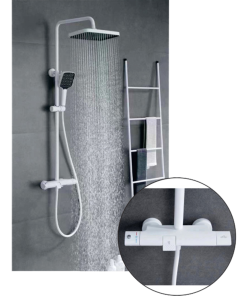 D9126T - Sen cây tắm đứng Trắng