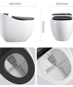 Bồn cầu trứng 1 khối SA9215